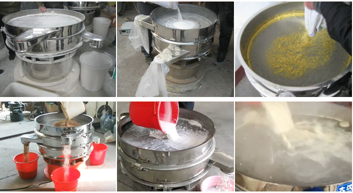 豆?jié){振動篩可適用于化工行業(yè)、食品行業(yè)、冶金礦業(yè)、公害處理等行業(yè)
