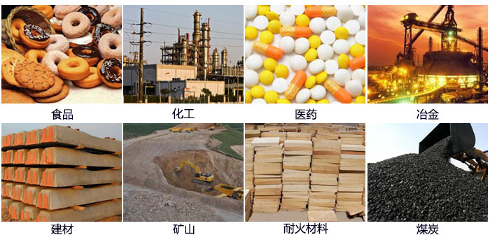 DH-800振動(dòng)篩適用的行業(yè)：食品，化工，醫(yī)藥，冶金，建材，礦山，耐火材料，煤炭。